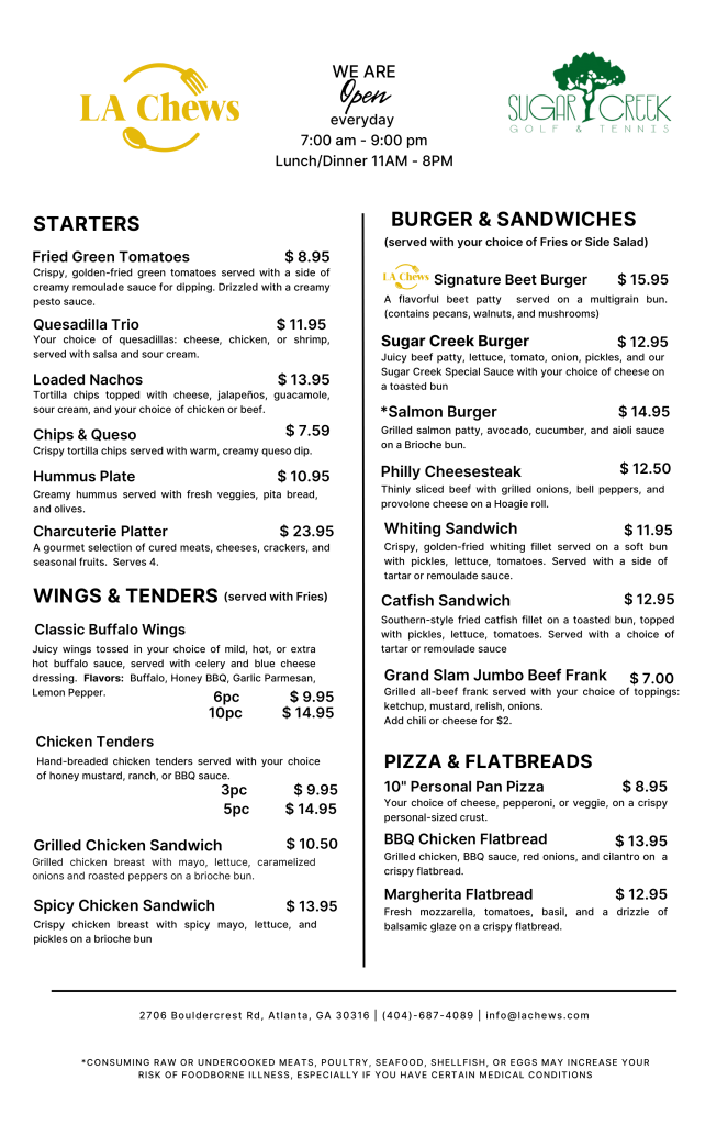 Food Menu